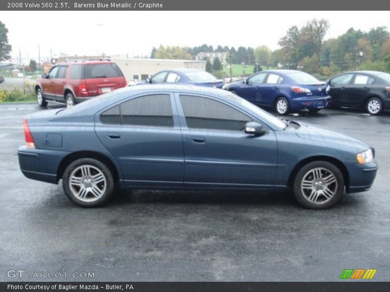 Barents Blue Metallic / Graphite 2008 Volvo S60 2.5T