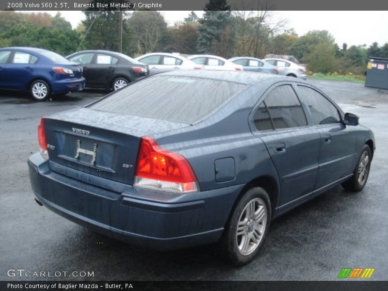 Barents Blue Metallic / Graphite 2008 Volvo S60 2.5T