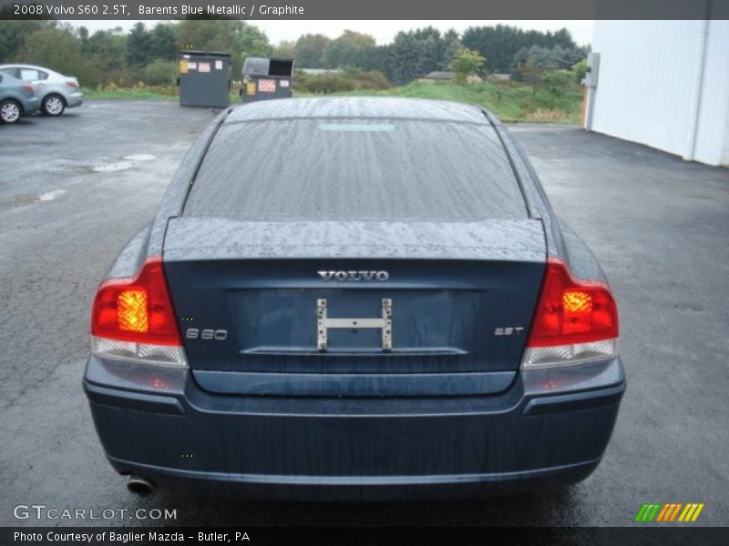 Barents Blue Metallic / Graphite 2008 Volvo S60 2.5T