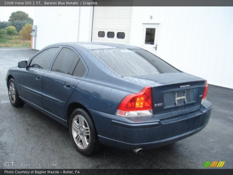 Barents Blue Metallic / Graphite 2008 Volvo S60 2.5T