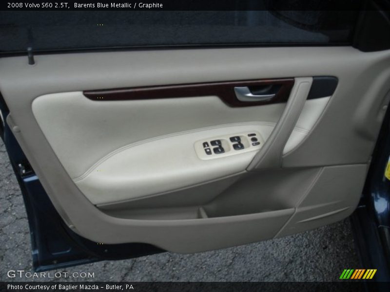 Barents Blue Metallic / Graphite 2008 Volvo S60 2.5T