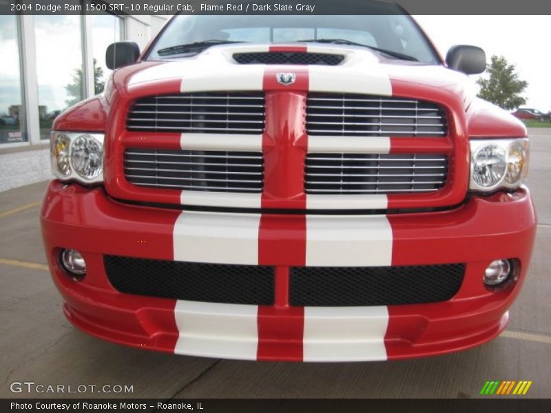 Flame Red / Dark Slate Gray 2004 Dodge Ram 1500 SRT-10 Regular Cab