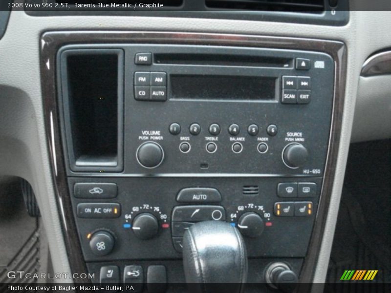 Barents Blue Metallic / Graphite 2008 Volvo S60 2.5T