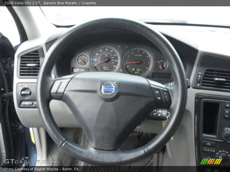 Barents Blue Metallic / Graphite 2008 Volvo S60 2.5T