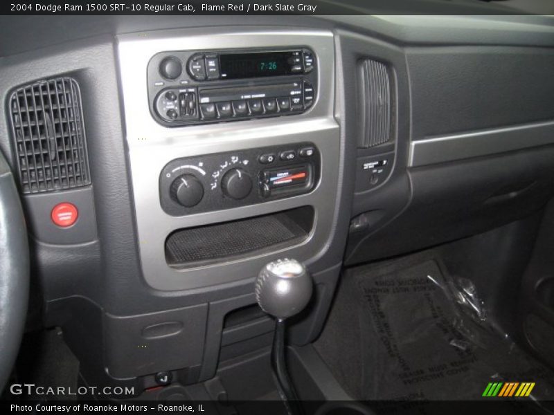 Controls of 2004 Ram 1500 SRT-10 Regular Cab