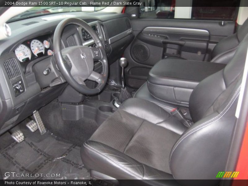  2004 Ram 1500 SRT-10 Regular Cab Dark Slate Gray Interior