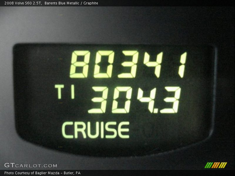 Barents Blue Metallic / Graphite 2008 Volvo S60 2.5T