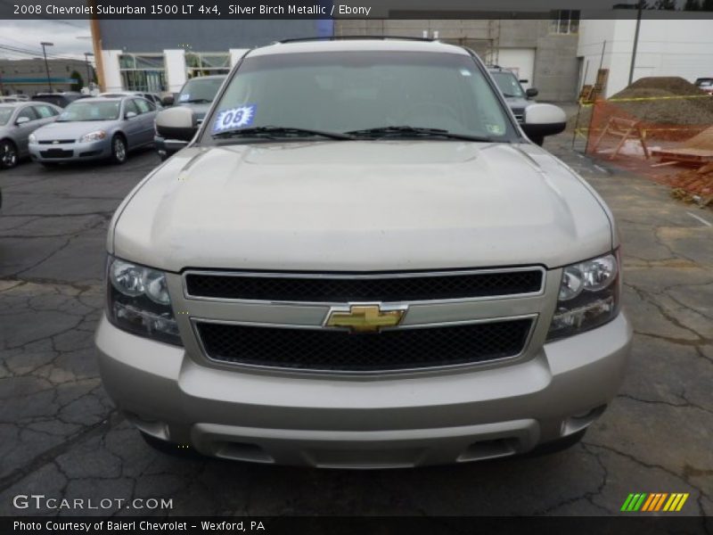 Silver Birch Metallic / Ebony 2008 Chevrolet Suburban 1500 LT 4x4