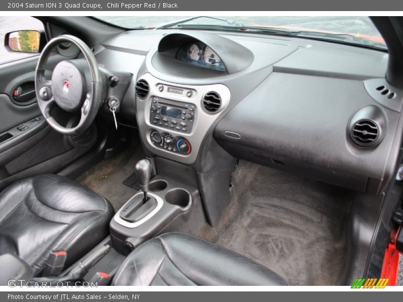 Black Interior - 2004 ION 3 Quad Coupe 