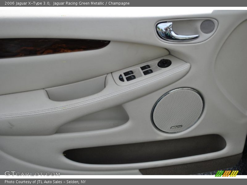Jaguar Racing Green Metallic / Champagne 2006 Jaguar X-Type 3.0