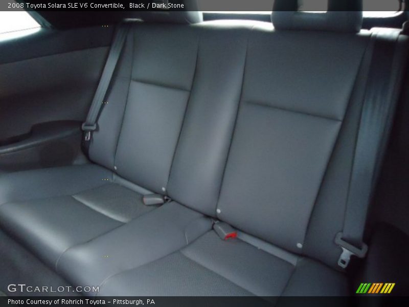 Black / Dark Stone 2008 Toyota Solara SLE V6 Convertible