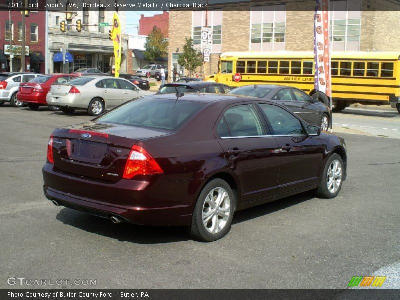 Bordeaux Reserve Metallic / Charcoal Black 2012 Ford Fusion SE V6