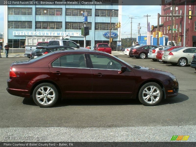 Bordeaux Reserve Metallic / Charcoal Black 2012 Ford Fusion SE V6