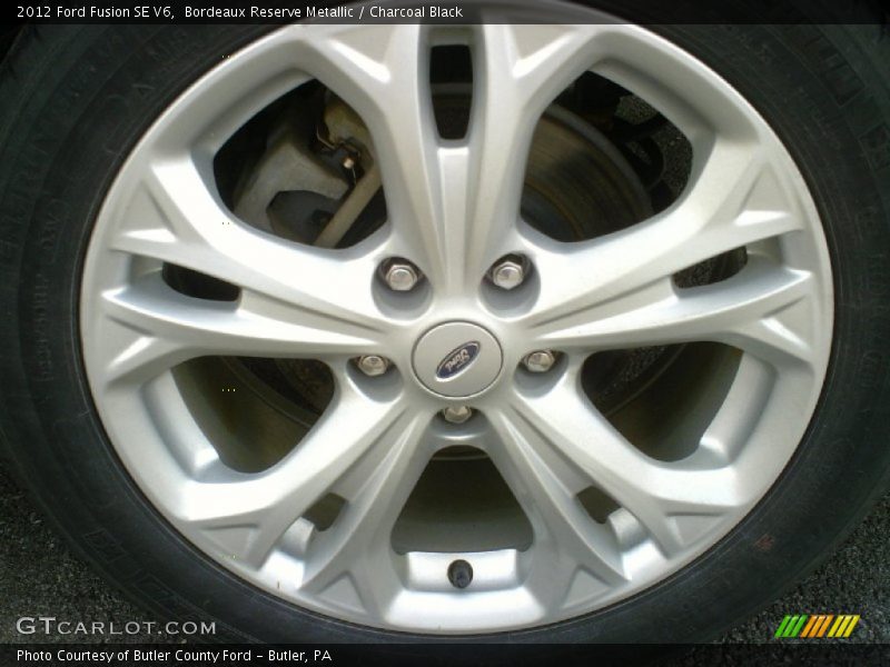 Bordeaux Reserve Metallic / Charcoal Black 2012 Ford Fusion SE V6
