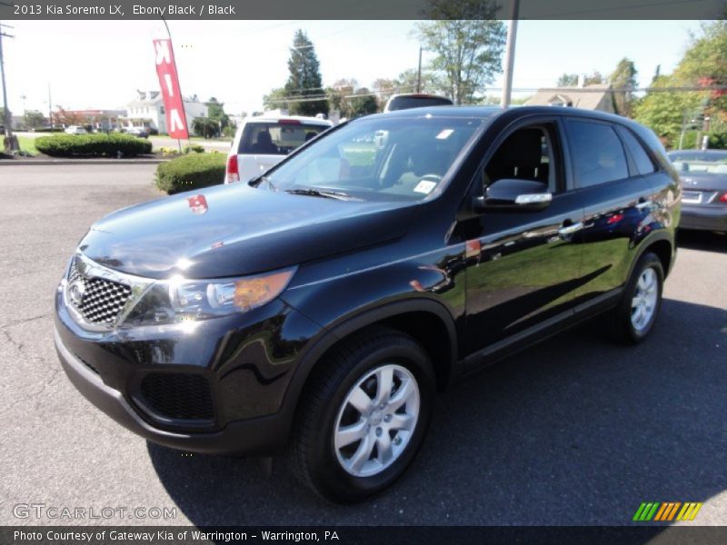 Ebony Black / Black 2013 Kia Sorento LX