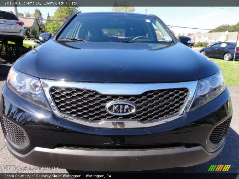 Ebony Black / Black 2013 Kia Sorento LX