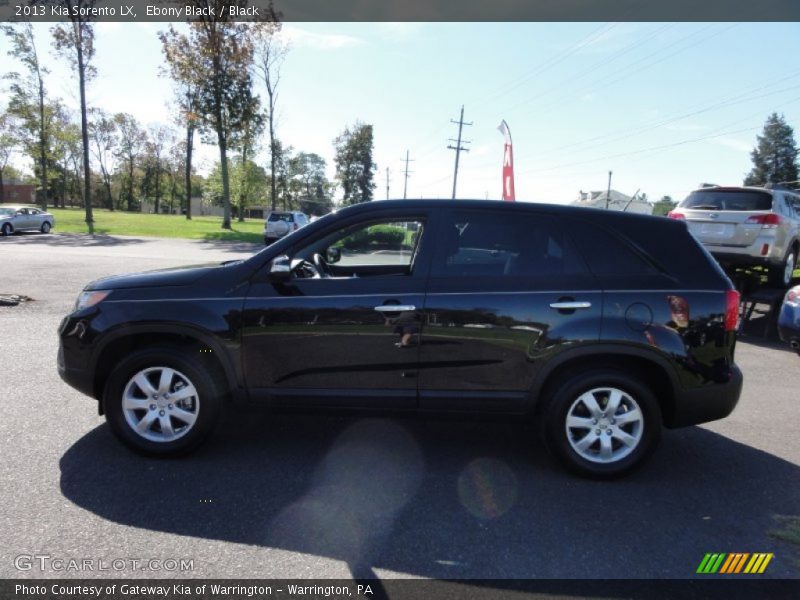 Ebony Black / Black 2013 Kia Sorento LX