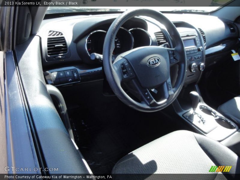 Ebony Black / Black 2013 Kia Sorento LX