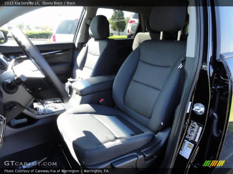Ebony Black / Black 2013 Kia Sorento LX