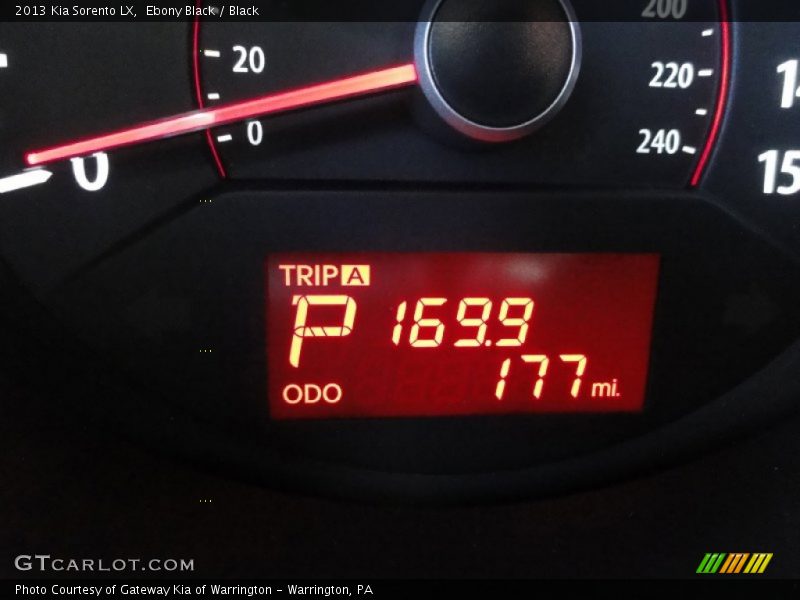 Ebony Black / Black 2013 Kia Sorento LX