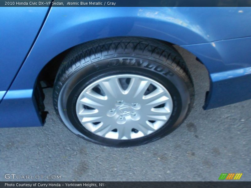 Atomic Blue Metallic / Gray 2010 Honda Civic DX-VP Sedan