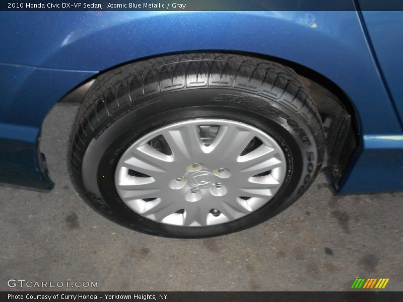 Atomic Blue Metallic / Gray 2010 Honda Civic DX-VP Sedan