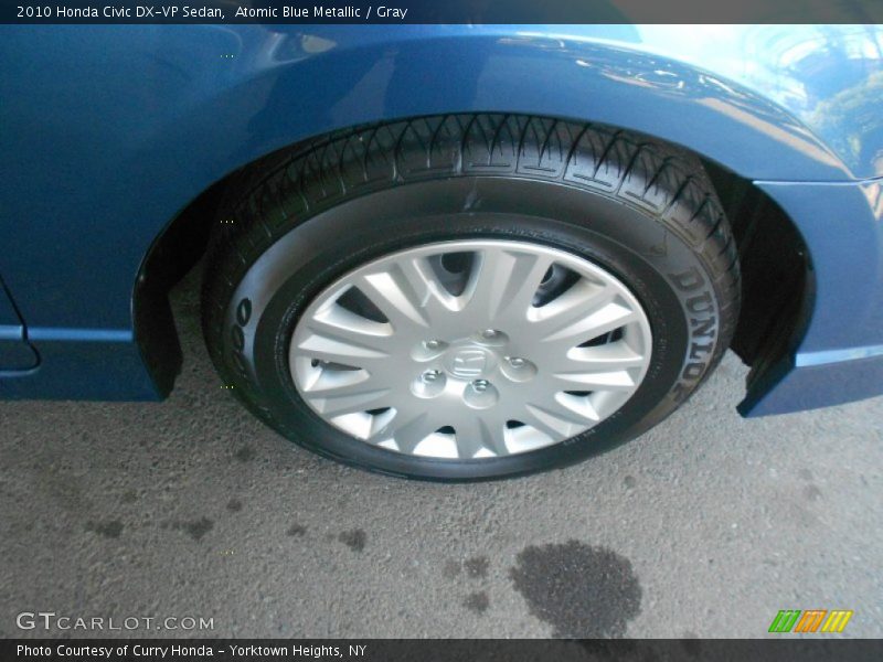 Atomic Blue Metallic / Gray 2010 Honda Civic DX-VP Sedan
