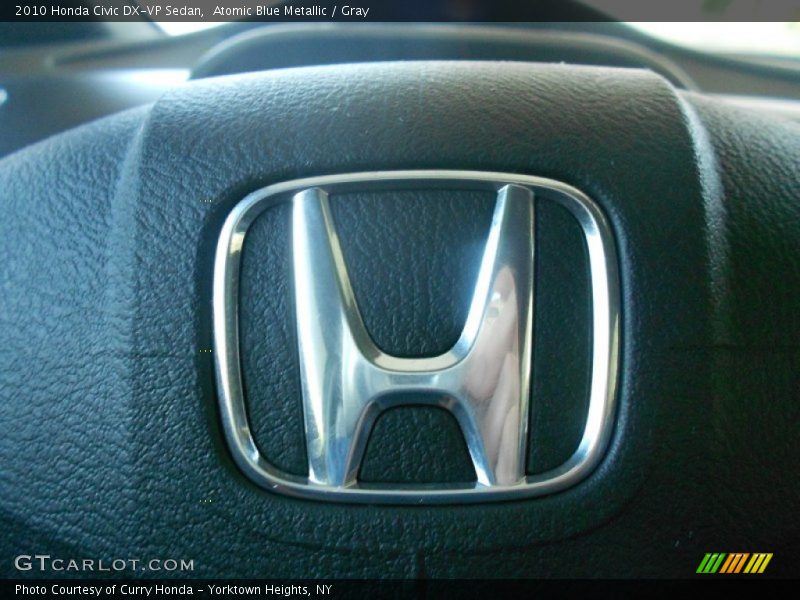 Atomic Blue Metallic / Gray 2010 Honda Civic DX-VP Sedan