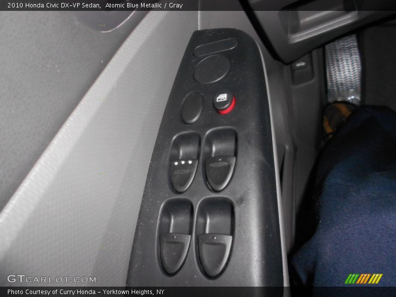 Atomic Blue Metallic / Gray 2010 Honda Civic DX-VP Sedan