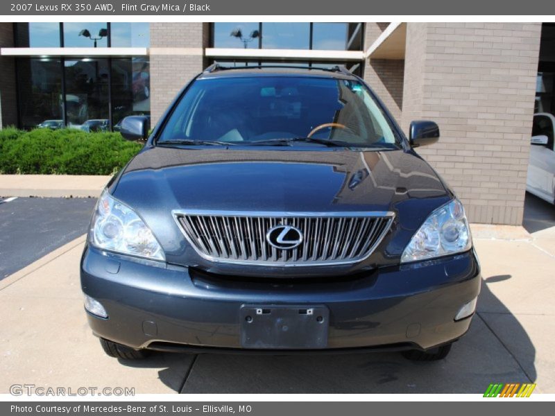 Flint Gray Mica / Black 2007 Lexus RX 350 AWD