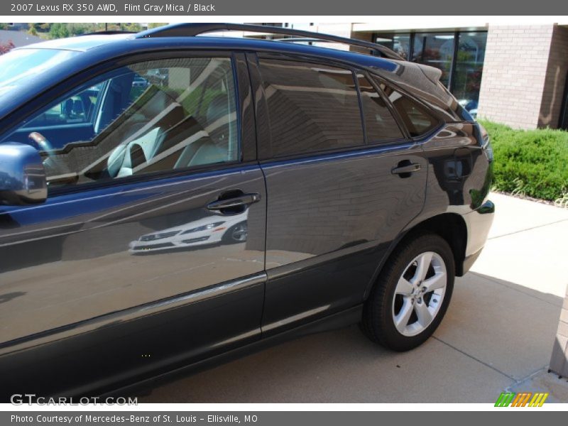 Flint Gray Mica / Black 2007 Lexus RX 350 AWD