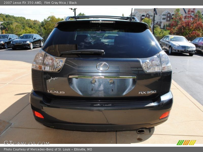 Flint Gray Mica / Black 2007 Lexus RX 350 AWD