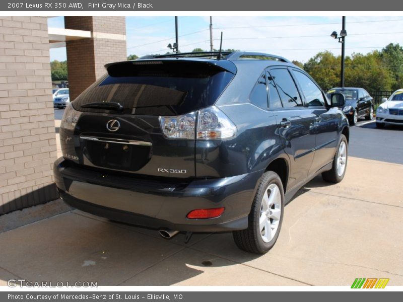 Flint Gray Mica / Black 2007 Lexus RX 350 AWD
