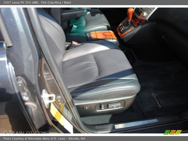 Flint Gray Mica / Black 2007 Lexus RX 350 AWD