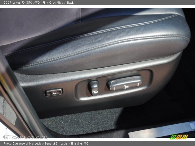 Flint Gray Mica / Black 2007 Lexus RX 350 AWD
