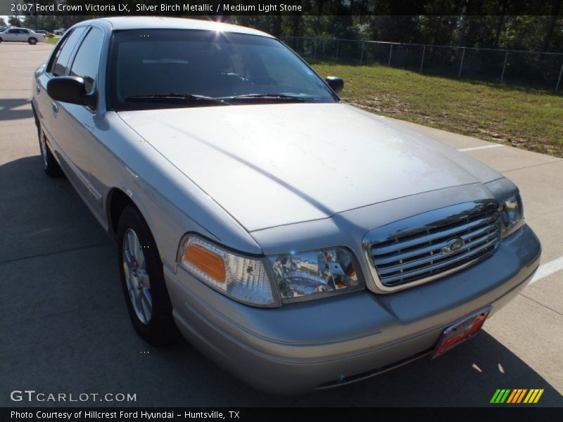 Silver Birch Metallic / Medium Light Stone 2007 Ford Crown Victoria LX