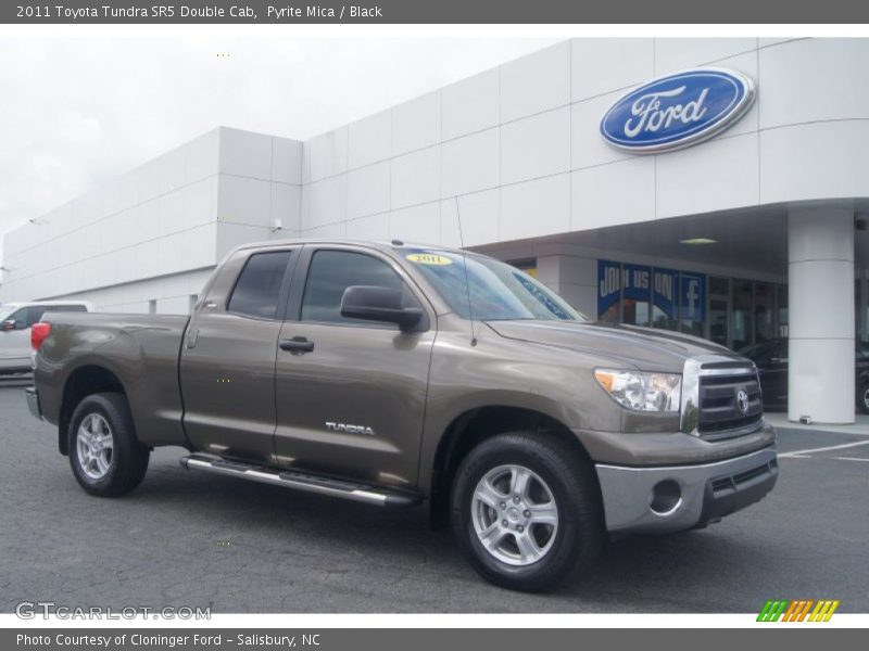 Pyrite Mica / Black 2011 Toyota Tundra SR5 Double Cab