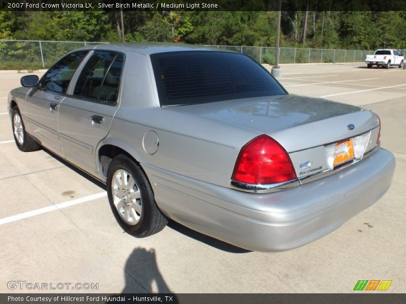 Silver Birch Metallic / Medium Light Stone 2007 Ford Crown Victoria LX