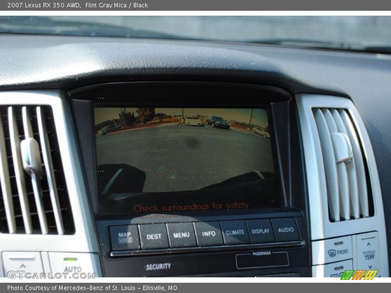 Flint Gray Mica / Black 2007 Lexus RX 350 AWD