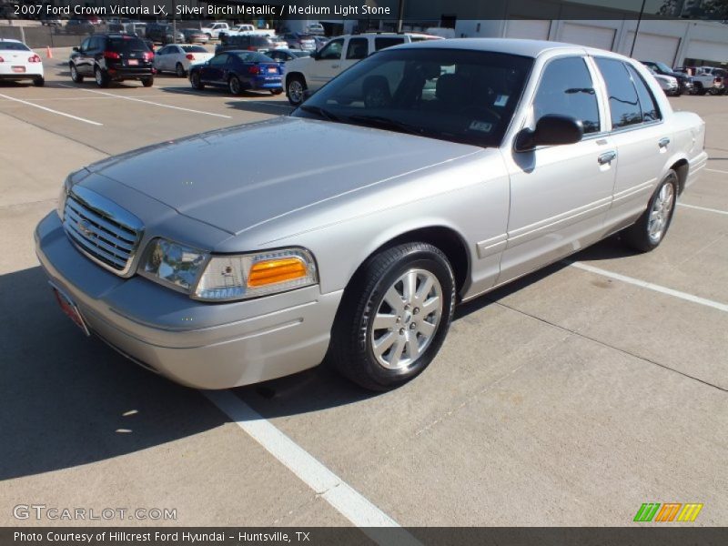 Silver Birch Metallic / Medium Light Stone 2007 Ford Crown Victoria LX
