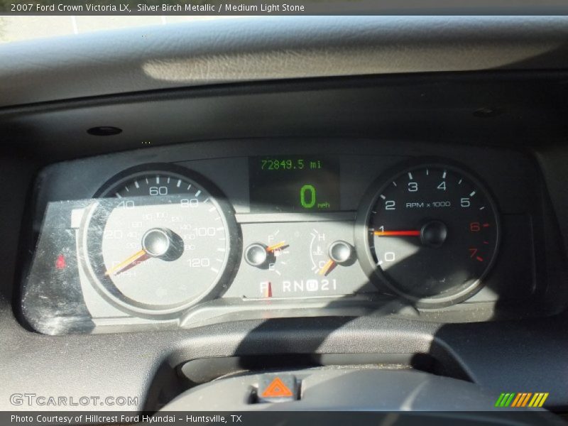 Silver Birch Metallic / Medium Light Stone 2007 Ford Crown Victoria LX