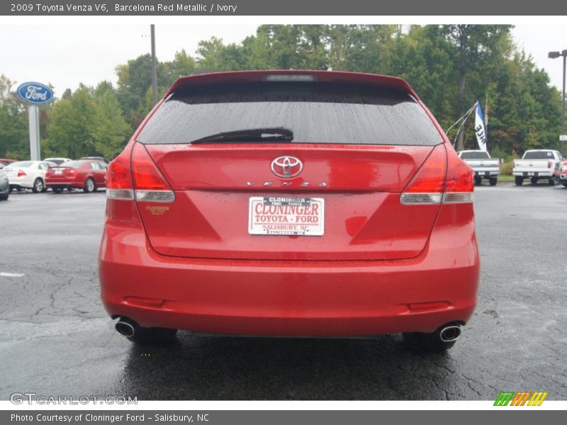 Barcelona Red Metallic / Ivory 2009 Toyota Venza V6