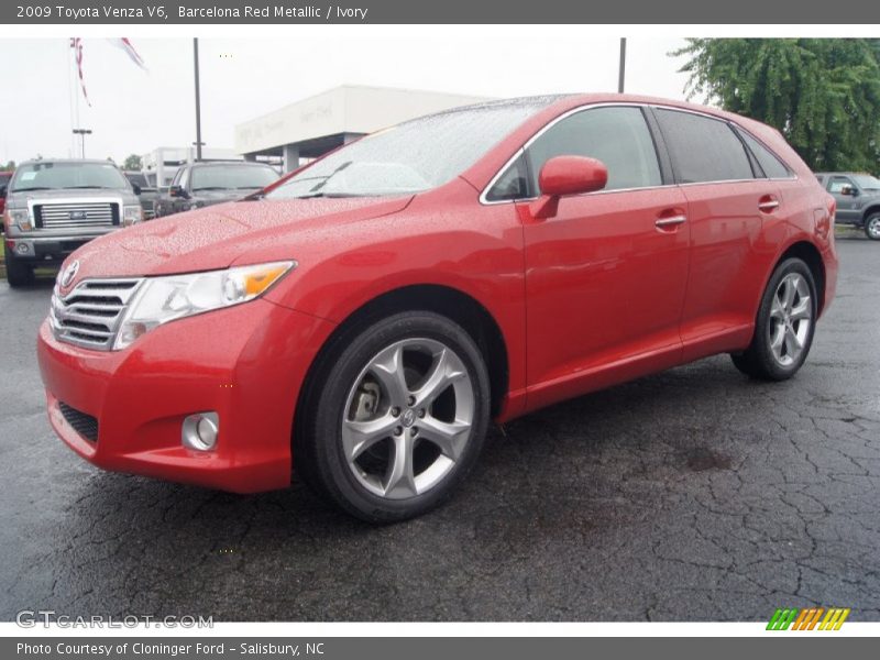 Barcelona Red Metallic / Ivory 2009 Toyota Venza V6