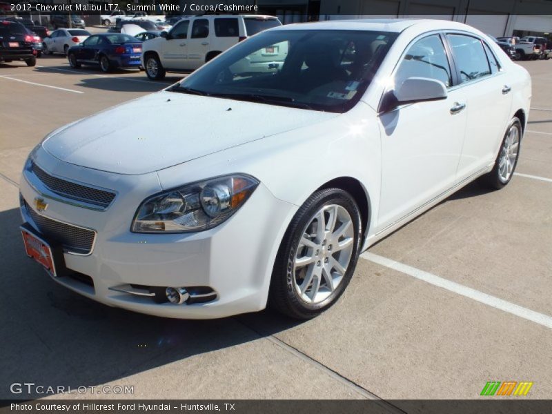 Summit White / Cocoa/Cashmere 2012 Chevrolet Malibu LTZ
