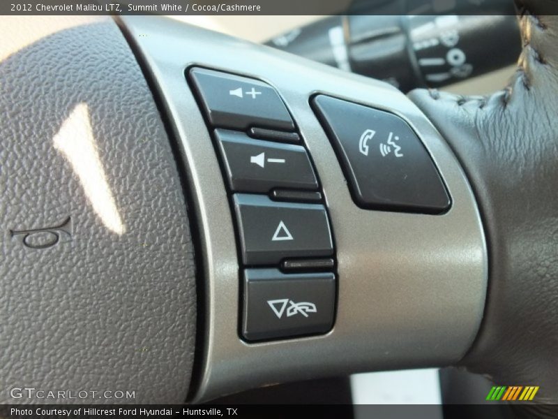 Summit White / Cocoa/Cashmere 2012 Chevrolet Malibu LTZ
