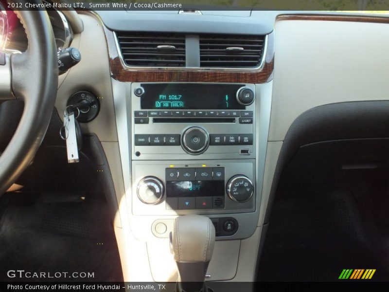 Summit White / Cocoa/Cashmere 2012 Chevrolet Malibu LTZ