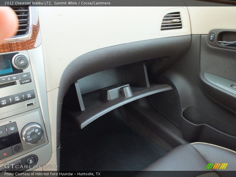 Summit White / Cocoa/Cashmere 2012 Chevrolet Malibu LTZ