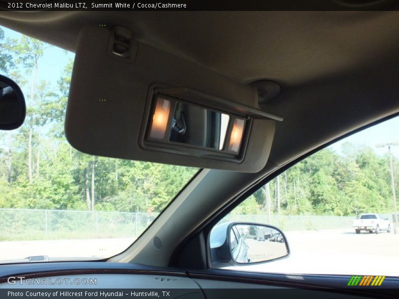 Summit White / Cocoa/Cashmere 2012 Chevrolet Malibu LTZ