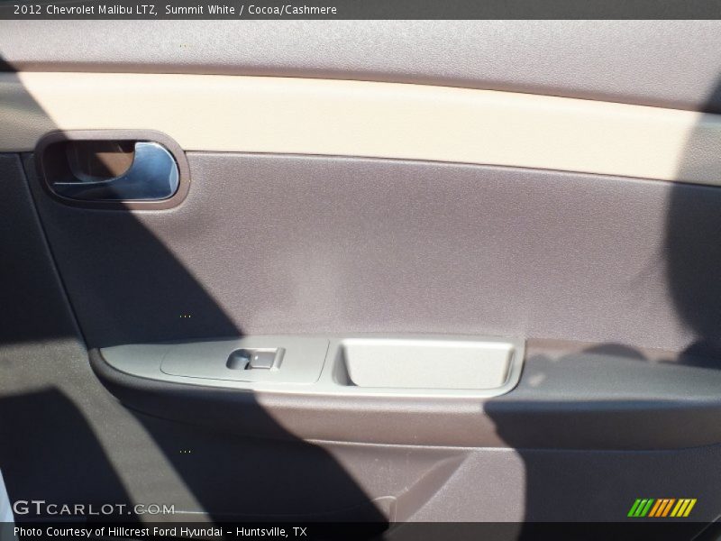 Summit White / Cocoa/Cashmere 2012 Chevrolet Malibu LTZ