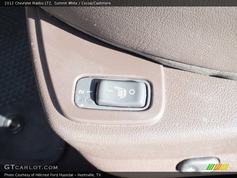 Summit White / Cocoa/Cashmere 2012 Chevrolet Malibu LTZ